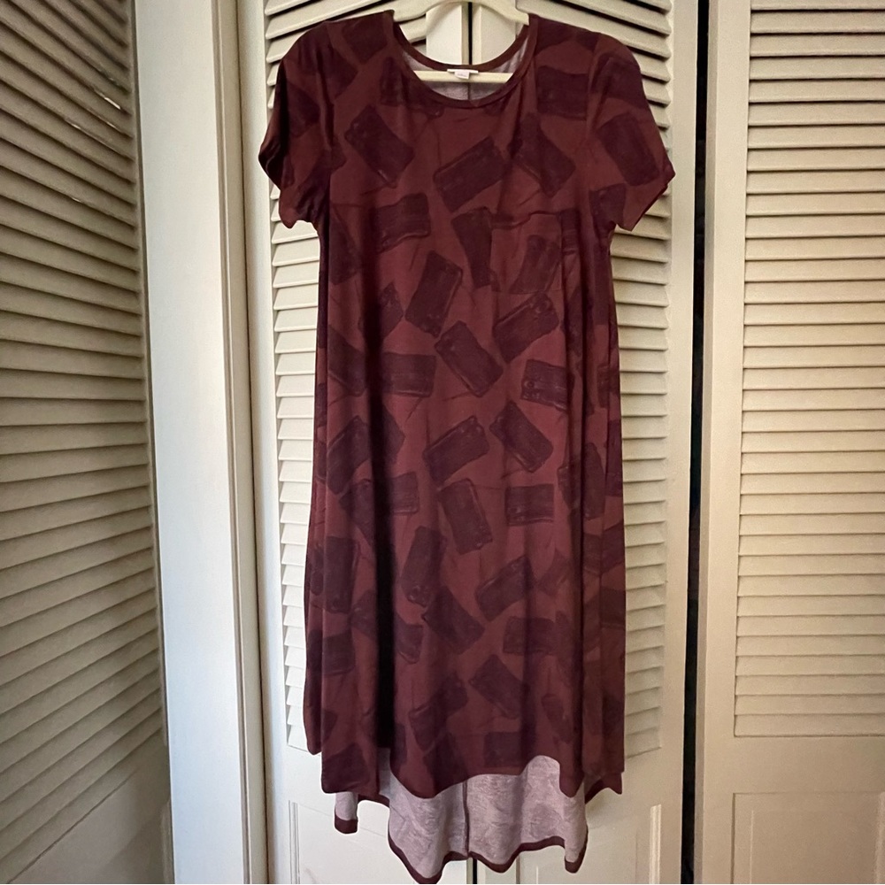 LuLaRoe Vintage Radios Carly Dress